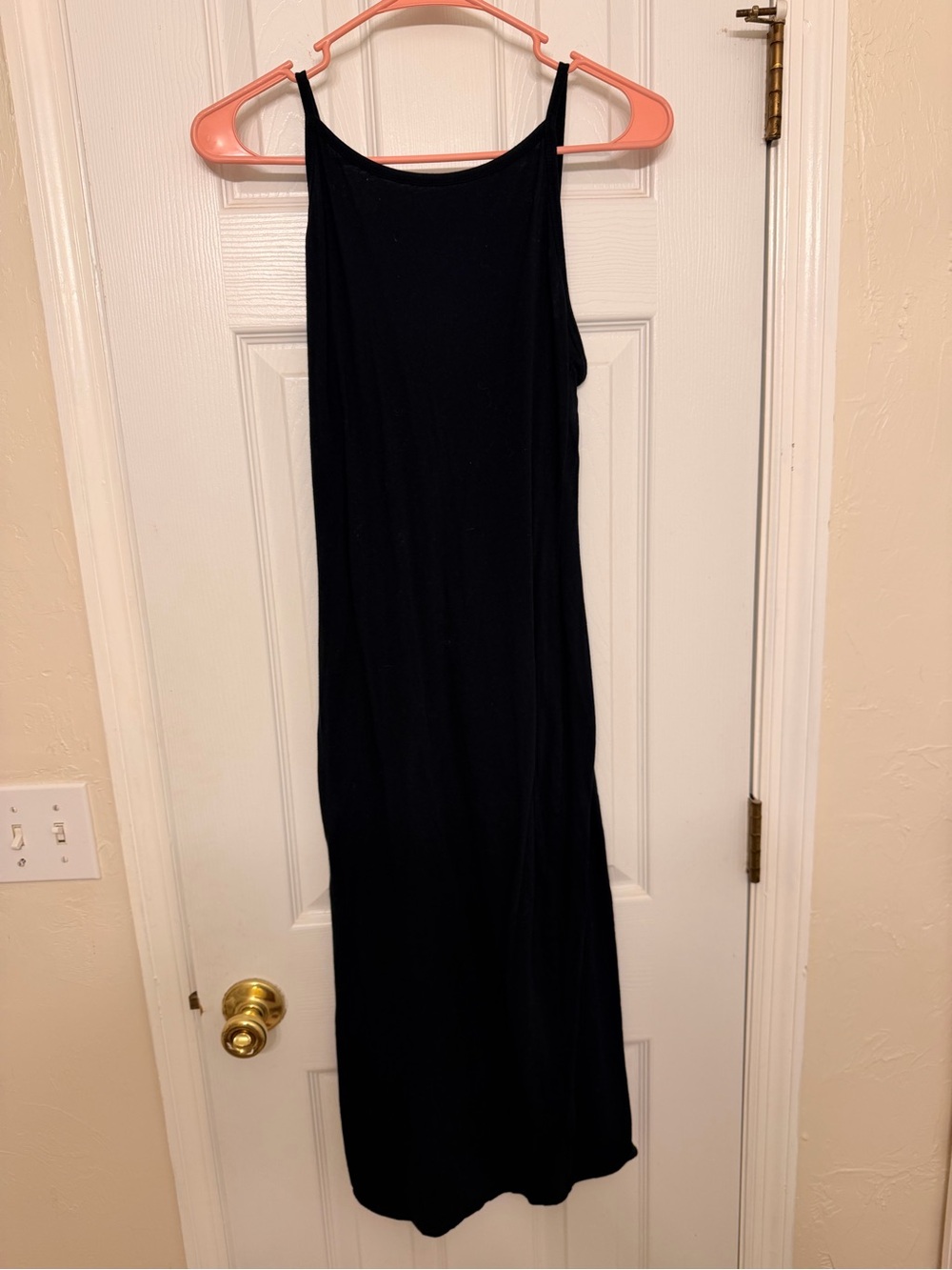 Standard James Perse Black Tank Midi Dress, Size 1 (S)